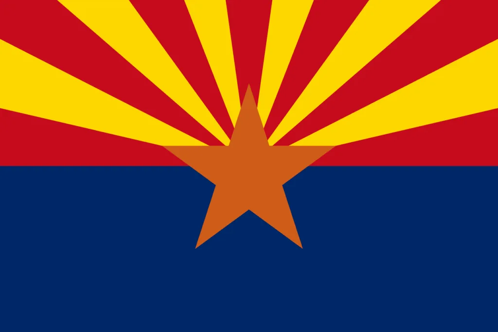 Official flag of Arizona