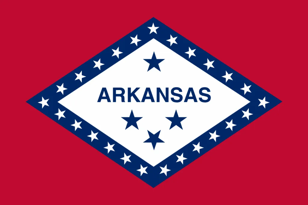 Official flag of Arkansas