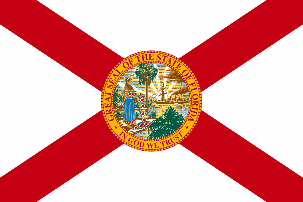 Official flag of Florida