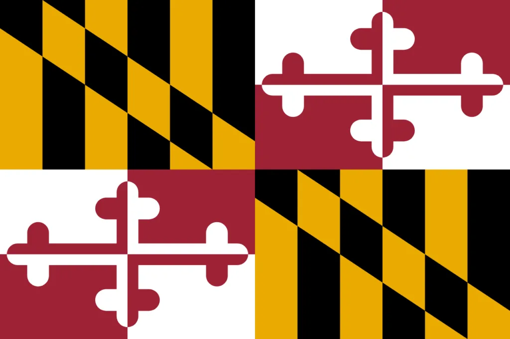 Official flag of Maryland