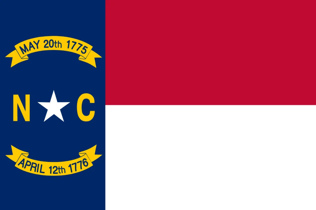 Official flag of North Carolina