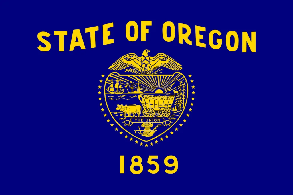 Official flag of Oregon
