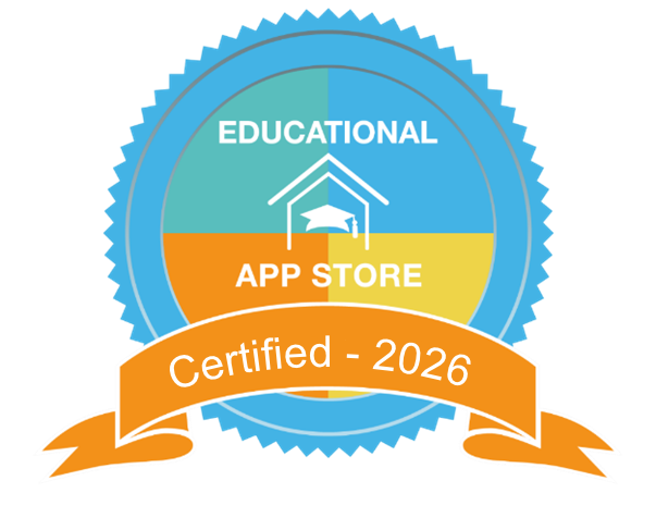 Educational App Store Certified 2026 badge